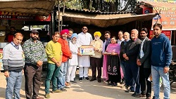 रॉबिन सांपला जी का प्रदेश उपाध्यक्ष s,c मोर्चा बनने पर उन्हें सम्मानित किया गया