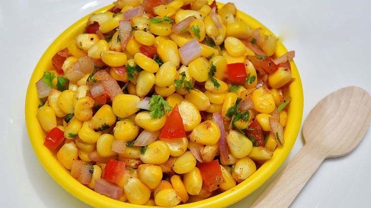 घर बनाए आसान और सरल तरीके से Sweet Corn Chaat